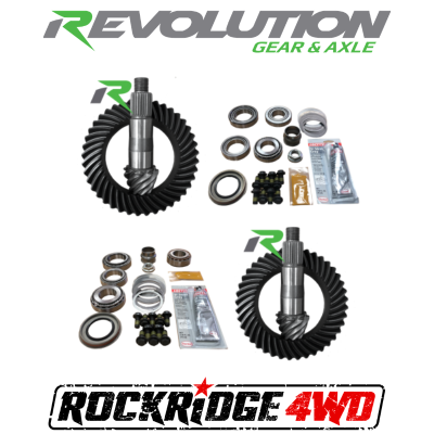 REVOLUTION GEAR - REVOLUTION GEAR JL/JT RUBICON D44/D44R GEAR PACKAGE (220MM-210MM) *SELECT RATIO*