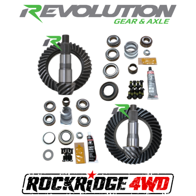 REVOLUTION GEAR - REVOLUTION GEAR JL NON-RUBICON D35/D30R GEAR PACKAGE (200MM-186MM) *SELECT RATIO*