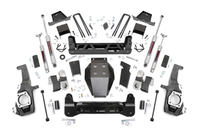Rough Country - ROUGH COUNTRY 7 INCH LIFT KIT CHEVY/GMC 2500HD (20-22)