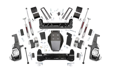 Rough Country - ROUGH COUNTRY 5 INCH LIFT KIT CHEVY/GMC 2500HD (20-22)