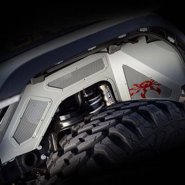 Poison Spyder - Poison Spyder JL Vented Front Inner Fenders for 18+ Jeep Wrangler JL | 20+ Gladiator JT - 19-02-980VP1