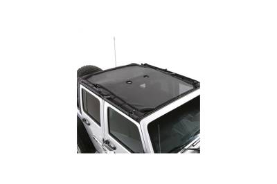 Smittybilt - Cloak Extended Mesh Top 07-18 Wrangler JK 4 DR Black Smittybilt - 95500