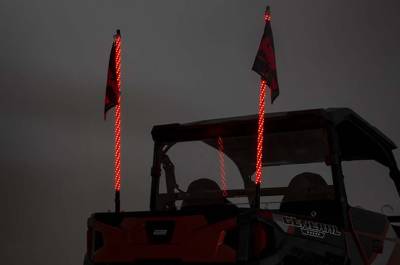 Rough Country - ROUGH COUNTRY MULTI-FUNCTION UTV LED WHIP LIGHTS W/ REMOTE CONTROL