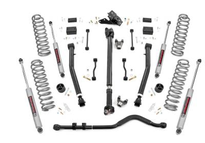 Rough Country - ROUGH COUNTRY 3.5 INCH LIFT KIT ADJ LOWER | FRONT D/S |DIESEL | JEEP WRANGLER JL | 4 DOOR (20-22)