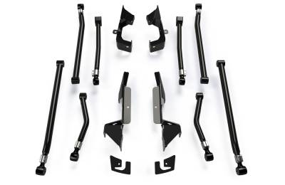 TeraFlex - TERAFLEX JK: Alpine Long Control Arm & Bracket Kit – 8-Arm (3-6” Lift)