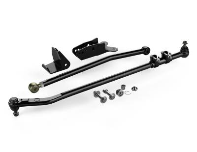 TeraFlex - TeraFlex JK: HD Forged Drag Link Flip Kit w/ Front Track Bar Drop Bracket & Frame Brace Kit