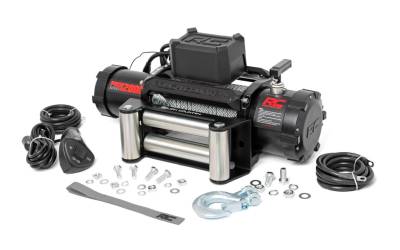 Rough Country - 12000LB PRO SERIES ELECTRIC WINCH | STEEL CABLE