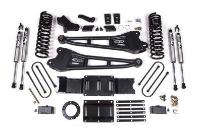 BDS Suspension - BDS 4" Radius Arm Lift Kit for 2019-2021 Dodge / Ram 3500 Truck 4WD w/o Air-Ride | Gas