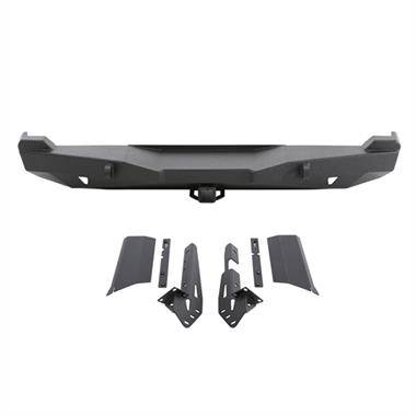 Smittybilt - XRC Rear Bumper W/Hitch 84-01 Cherokee XJ Black Textured Smittybilt