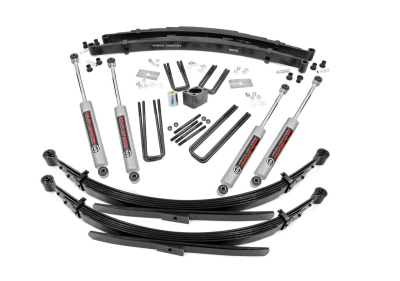Rough Country - ROUGH COUNTRY 4 INCH LIFT KIT | REAR SPRINGS | DODGE W100 TRUCK/W200 TRUCK (70-74)