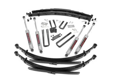 Rough Country - ROUGH COUNTRY 4 INCH LIFT KIT REAR SPRINGS | DODGE/PLYMOUTH RAMCHARGER/TRAILDUSTER (1974)