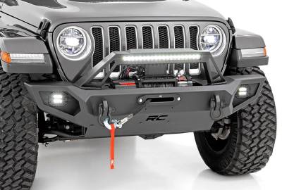 Rough Country - ROUGH COUNTRY FRONT WINCH BUMPER | JEEP GLADIATOR JT/WRANGLER JK & JL