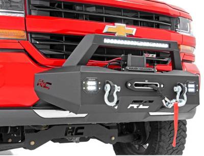 Rough Country - ROUGH COUNTRY EXO WINCH MOUNT KIT | CHEVY SILVERADO 1500 2WD/4WD (2007-2018)