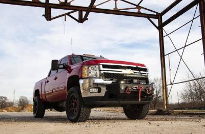Rough Country - ROUGH COUNTRY EXO WINCH MOUNT KIT | CHEVY SILVERADO 2500 HD/3500 HD (11-19)