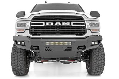 Rough Country - ROUGH COUNTRY FRONT HIGH CLEARANCE LED BUMPER | RAM 2500 (2019-2022)