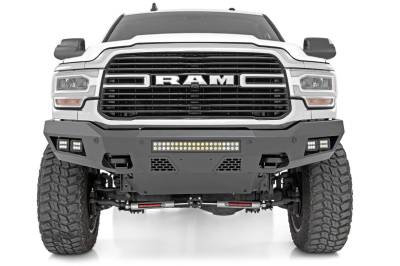 Rough Country - ROUGH COUNTRY FRONT HIGH CLEARANCE LED BUMPER | RAM 2500 (2019-2022)