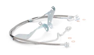 Rough Country - ROUGH COUNTRY BRAKE LINES | STAINLESS | FR | 4-6 INCH LIFT | FORD SUPER DUTY (08-16)