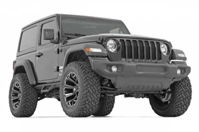 Rough Country - ROUGH COUNTRY CONTOURED DROP STEPS | 2 DOOR | JEEP WRANGLER JL 4WD (2018-2022)