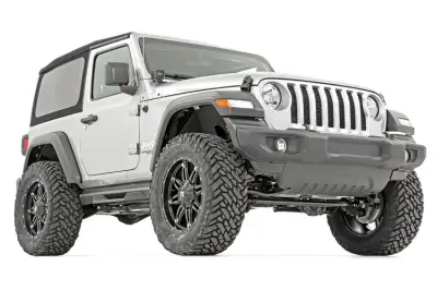 Rough Country - ROUGH COUNTRY DS2 DROP STEPS | 2 DOOR | JEEP WRANGLER JL 4WD (2018-2022)