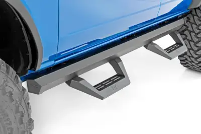 Rough Country - ROUGH COUNTRY SRX2 ADJUSTABLE ALUMINUM STEP | FORD BRONCO 4WD (2021-2022)