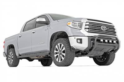 Rough Country - ROUGH COUNTRY OVAL NERF STEP CREW CAB | BLACK | TOYOTA TUNDRA 2WD/4WD (07-21)