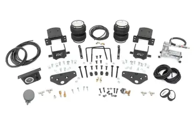 Rough Country - ROUGH COUNTRY AIR SPRING KIT W/COMPRESSOR FORD SUPER DUTY 4WD (2017-2022)