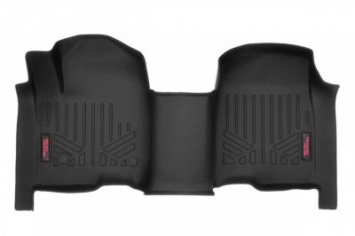 Rough Country - ROUGH COUNTRY FLOOR MATS CHEVY/GMC 1500/2500HD/3500HD (19-22) BENCH SEAT