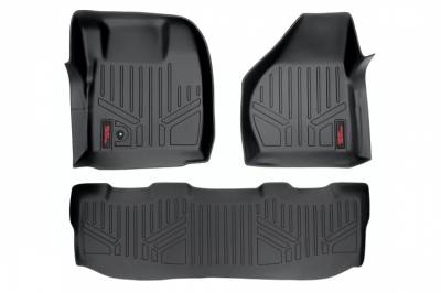Rough Country - ROUGH COUNTRY FLOOR MATS FR & RR | CREW CAB | FORD SUPER DUTY 2WD/4WD (08-10)