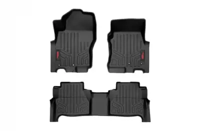 Rough Country - ROUGH COUNTRY FLOOR MATS FR & RR | CREW CAB | NISSAN FRONTIER 2WD/4WD (2022)