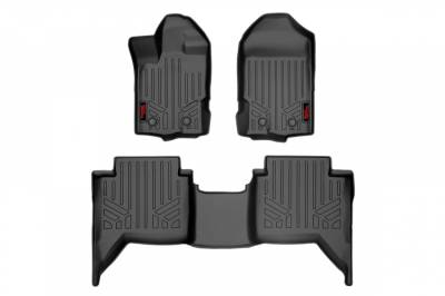 Rough Country - ROUGH COUNTRY FLOOR MATS FR & RR | FORD RANGER 2WD/4WD (2019-2022)