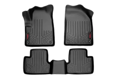 Rough Country - ROUGH COUNTRY FLOOR MATS FRONT AND REAR | JEEP CHEROKEE KL (14-22)