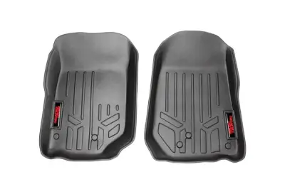 Rough Country - ROUGH COUNTRY FLOOR MATS FRONT | JEEP WRANGLER TJ (97-06) 4WD