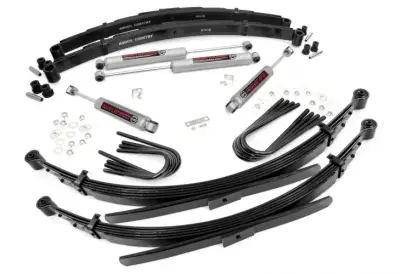 Rough Country - ROUGH COUNTRY 2 INCH LIFT 52 INCH REAR SPRINGS | GMC C15/K15 TRUCK/HALF-TON SUBURBAN (73-76)