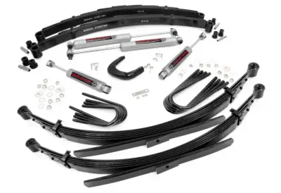 Rough Country - ROUGH COUNTRY 4 INCH LIFT KIT 52 INCH REAR SPRINGS | GMC C15/K15 TRUCK/HALF-TON SUBURBAN (73-76)