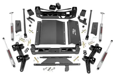 Rough Country - ROUGH COUNTRY 4 INCH LIFT KIT CHEVY/GMC C1500/K1500 TRUCK/SUV 4WD (1988-1999)