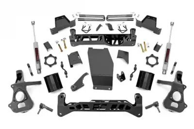 Rough Country - ROUGH COUNTRY 7 INCH LIFT KIT CHEVY/GMC 1500 (14-18)
