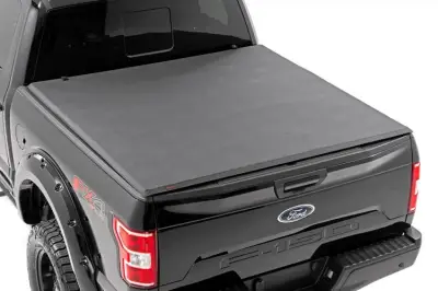 Rough Country - ROUGH COUNTRY FORD SOFT TRI-FOLD BED COVER (15-20 F-150)