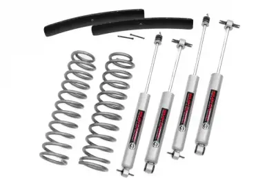 Rough Country - ROUGH COUNTRY 3 INCH LIFT KIT JEEP COMANCHE MJ 2WD/4WD (1986-1992)