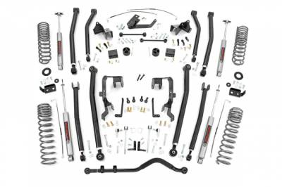 Rough Country - ROUGH COUNTRY 4 INCH LIFT LONG ARM | JEEP WRANGLER JK 4WD | 2 DOOR