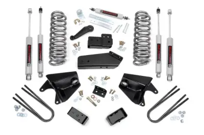 Rough Country - ROUGH COUNTRY 4 INCH LIFT KIT REAR BLOCKS | FORD BRONCO 4WD (1980-1996)