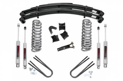 Rough Country - ROUGH COUNTRY 4 INCH LIFT KIT REAR SPRINGS | FORD BRONCO 4WD (1978-1979)