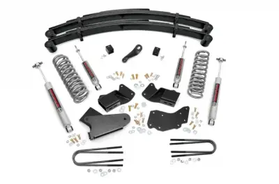 Rough Country - ROUGH COUNTRY 4 INCH LIFT KIT REAR SPRINGS | FORD BRONCO II 4WD (1984-1990)