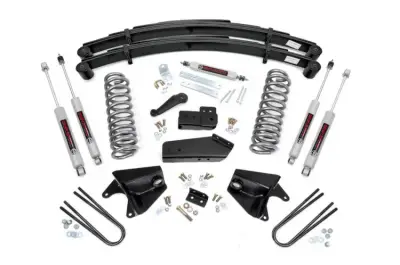 Rough Country - ROUGH COUNTRY 4 INCH LIFT KIT REAR SPRINGS | FORD BRONCO 4WD (1980-1996)