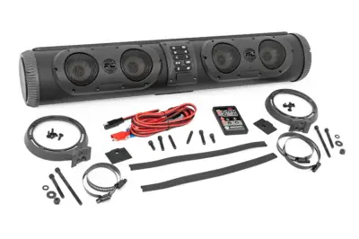 Rough Country - ROUGH COUNTRY BLUETOOTH LED SOUNDBAR 8 SPEAKER | IP66 WATERPROOF | UTV/ATV/JEEP