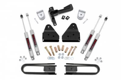 Rough Country - ROUGH COUNTRY 3 INCH LIFT KIT FR SPACER | FORD SUPER DUTY 4WD (2005-2007)