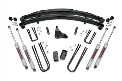Rough Country - ROUGH COUNTRY 4 INCH LIFT KIT FORD SUPER DUTY 4WD (1999-2004)