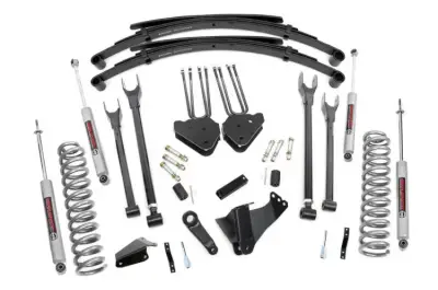 Rough Country - ROUGH COUNTRY 8 INCH LIFT KIT FORD SUPER DUTY 4WD (05-07)