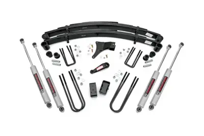 Rough Country - ROUGH COUNTRY 4 INCH LIFT KIT FORD F-350 4WD (1986-1997)