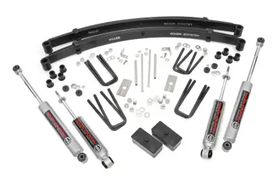Rough Country - ROUGH COUNTRY 4 INCH LIFT KIT TOYOTA TRUCK 4WD (1979-1983)