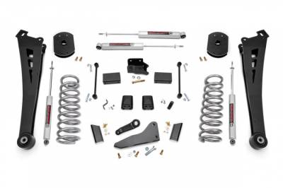 Rough Country - ROUGH COUNTRY 4.5 INCH LIFT KIT GAS | POWERWAGON | RAM 2500 4WD (2014-2018)